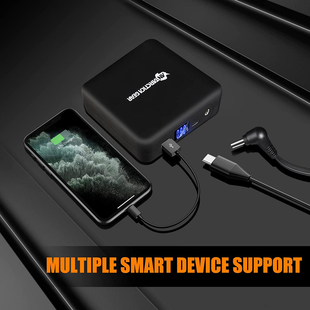 ANTARCTICA GEAR Portable Battery Power Bank for Gloves