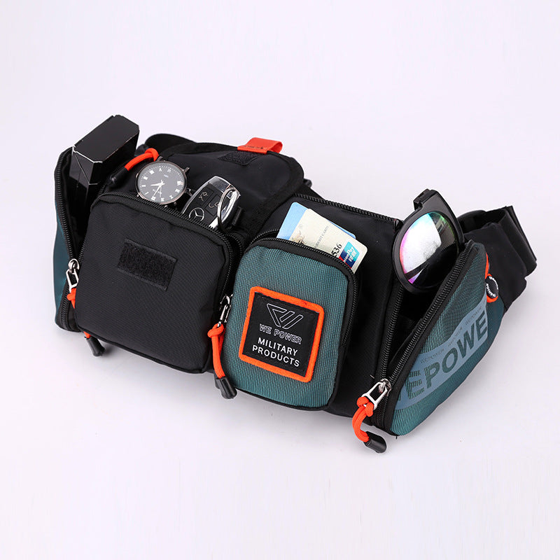 Running Waist Bag Lycra Sports Marathon Bag Outdoor Climbing Hiking Kettle Bag