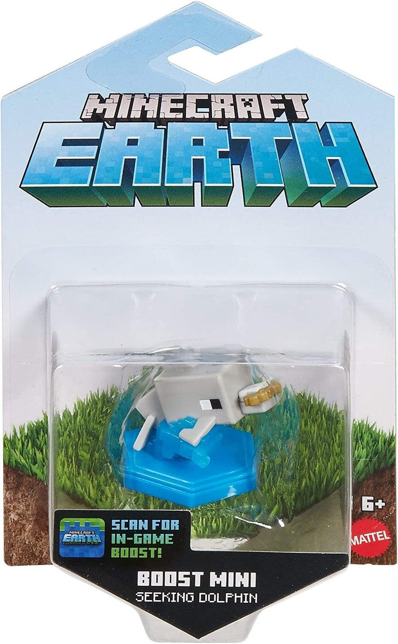 Minecraft Seeking Dolphin Mini Figure