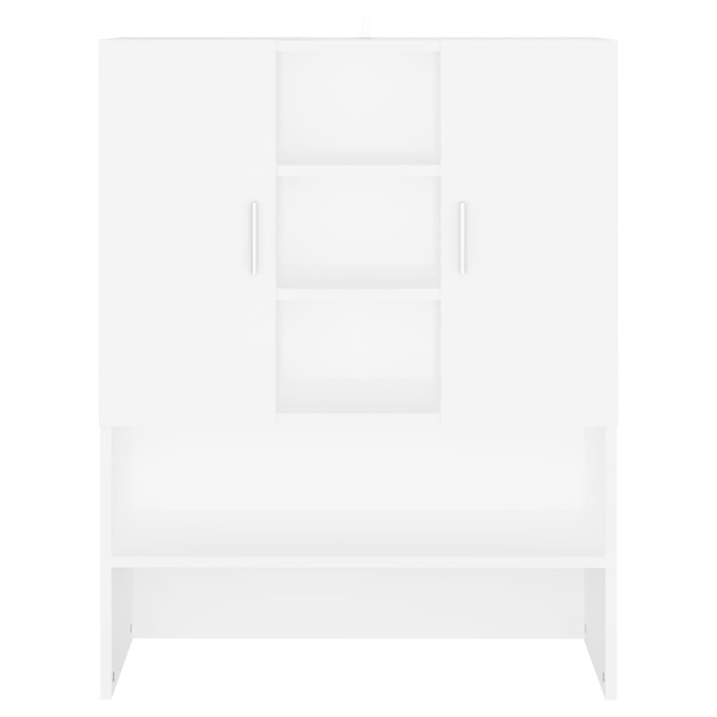 NNEVL Washing Machine Cabinet White 70.5x25.5x90 cm