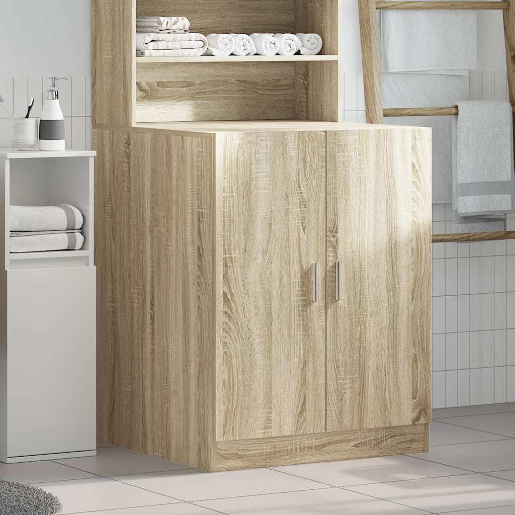 NNEVL Washing Machine Cabinet Sonoma Oak 70.5x71.5x91.5 cm