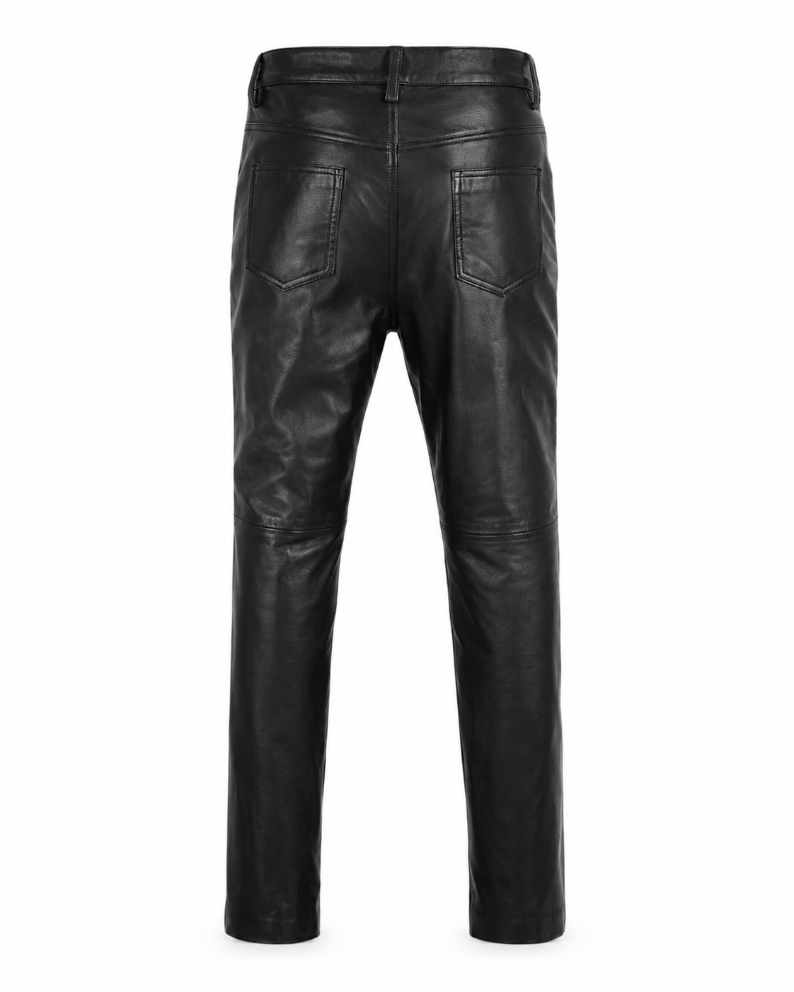 Real Leather Sheepskin Pants Black