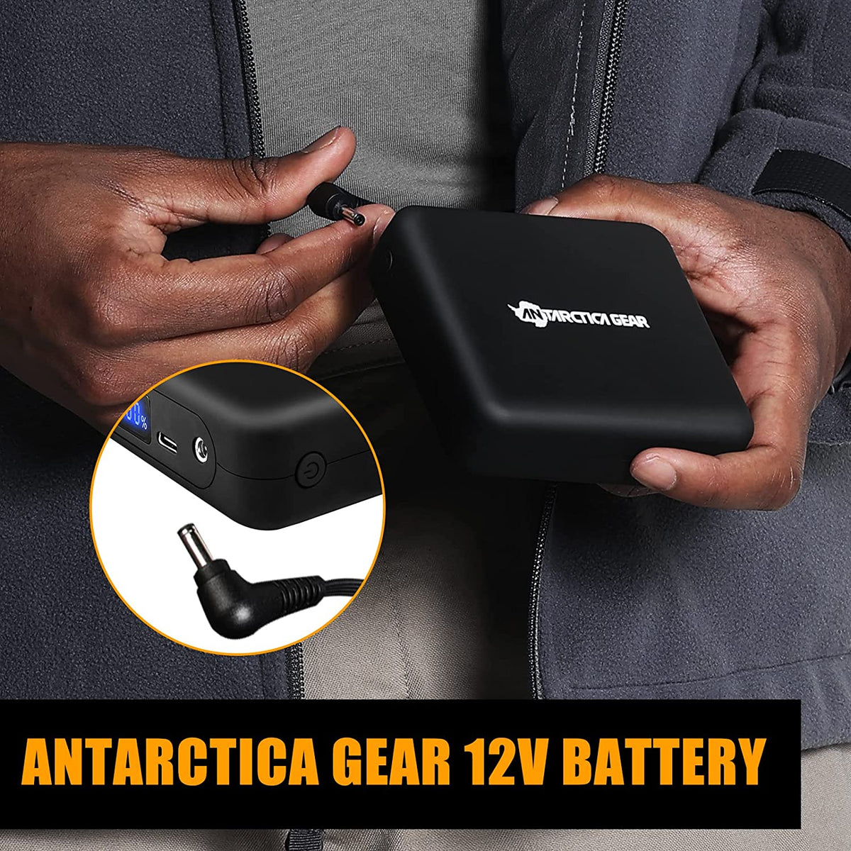 ANTARCTICA GEAR Portable Battery Power Bank for Gloves
