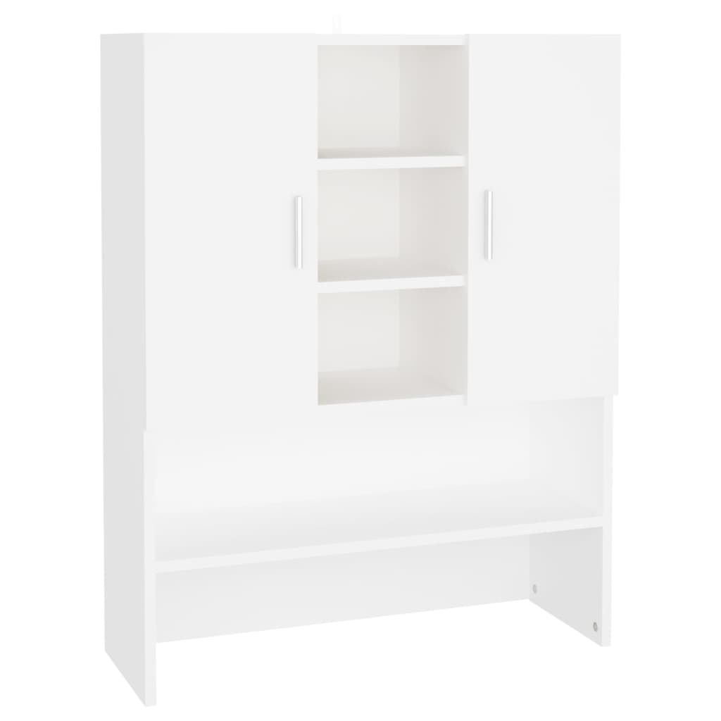NNEVL Washing Machine Cabinet White 70.5x25.5x90 cm