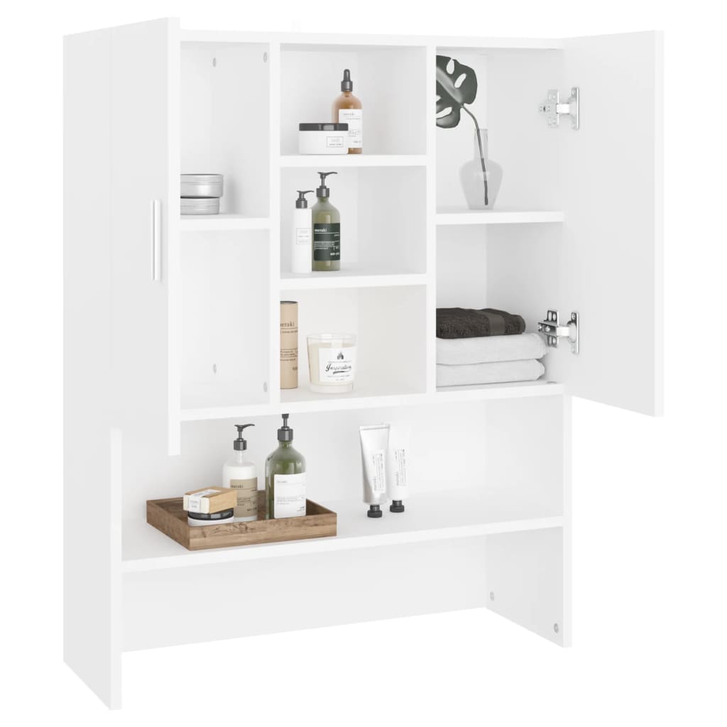NNEVL Washing Machine Cabinet White 70.5x25.5x90 cm