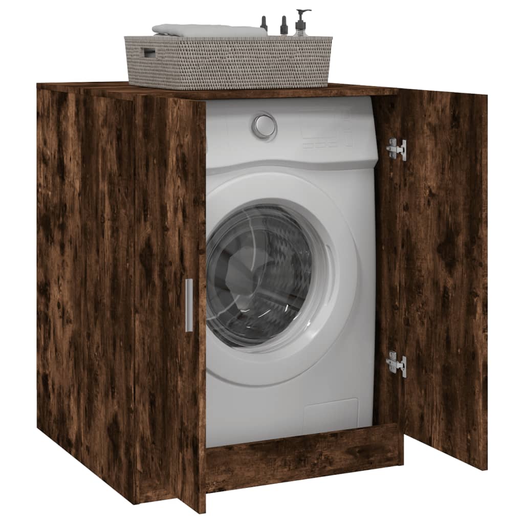 NNEVL Washing Machine Cabinet Smoked Oak 71x71.5x91.5cm