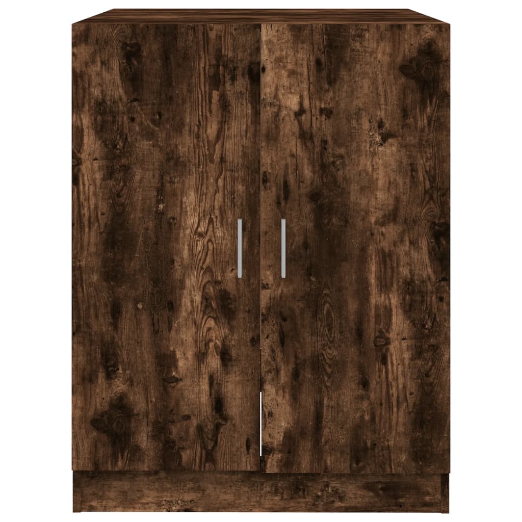 NNEVL Washing Machine Cabinet Smoked Oak 71x71.5x91.5cm