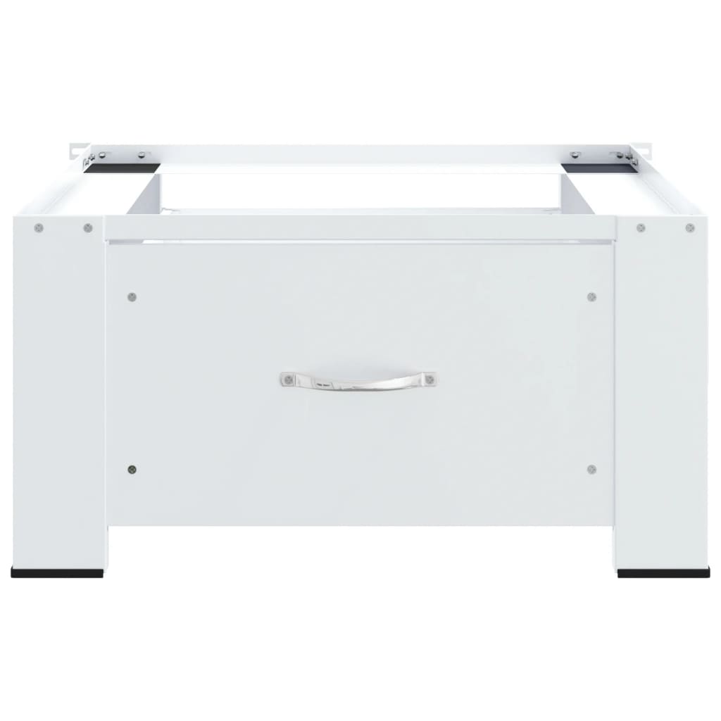 NNEVL Washing Machine Pedestal with Drawer White