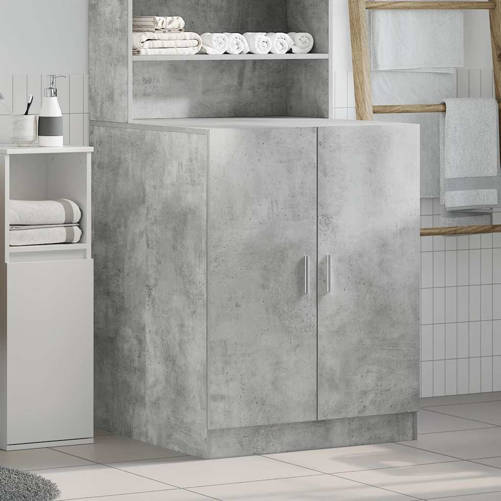 NNEVL Washing Machine Cabinet Concrete Grey 70.5x71.5x91.5 cm