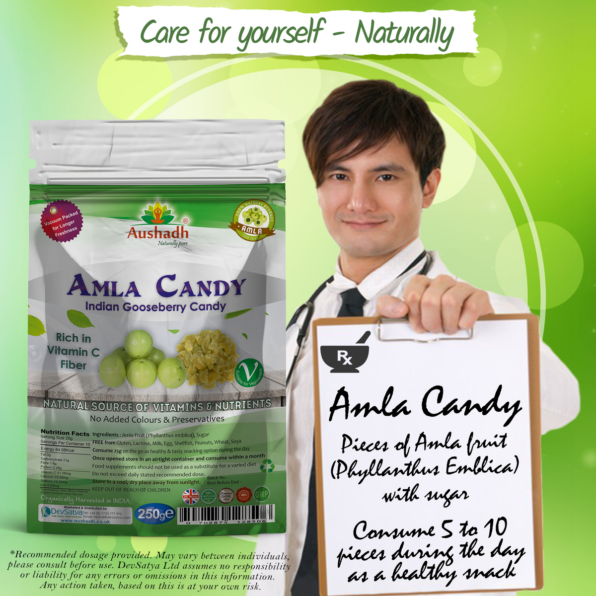 Amla Fruit (Gooseberry) Candy 250grm