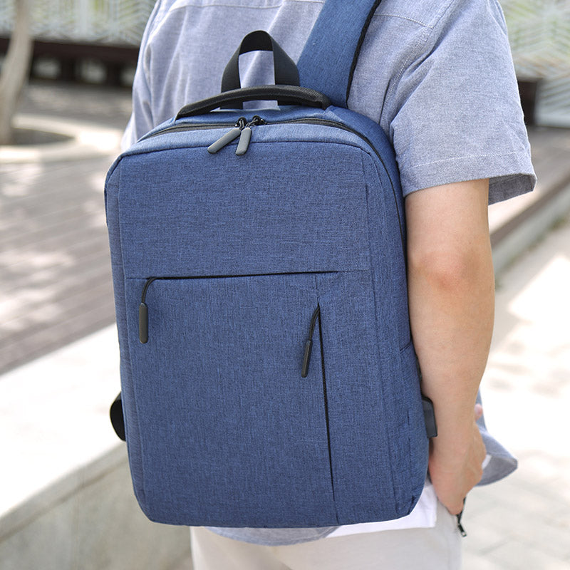 Premium Grey Fashion Backpack Spacious Durable Travel-Friendly – Free Your Hands for Daily Commute