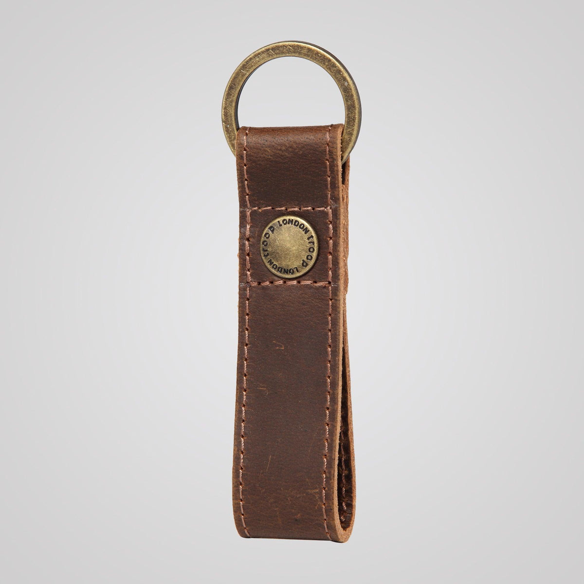 Genuine Leather Loop Keyring | TA002