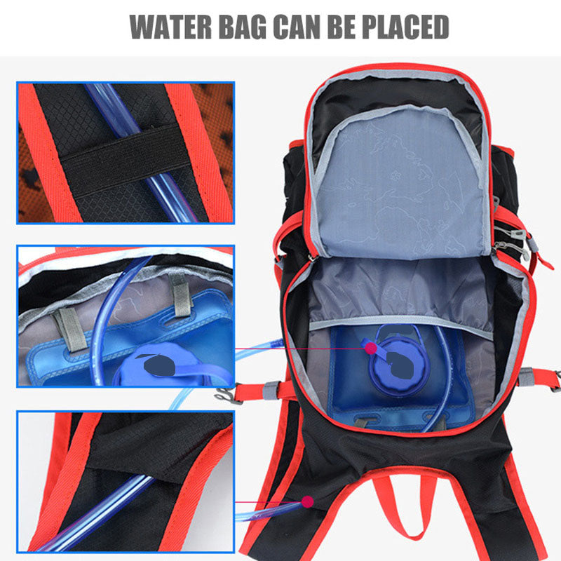 25L Sport Cycling Rid Backpack For Bicycle Women Men Bike Outdoor Running Hiking Black Reflective Cycling Backpack
