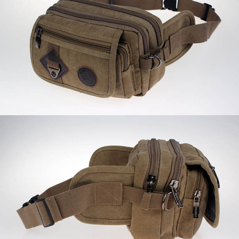 Multi-Pocket Tactical Lumbar Pack: Maximum Storage & Lower Back Comfort