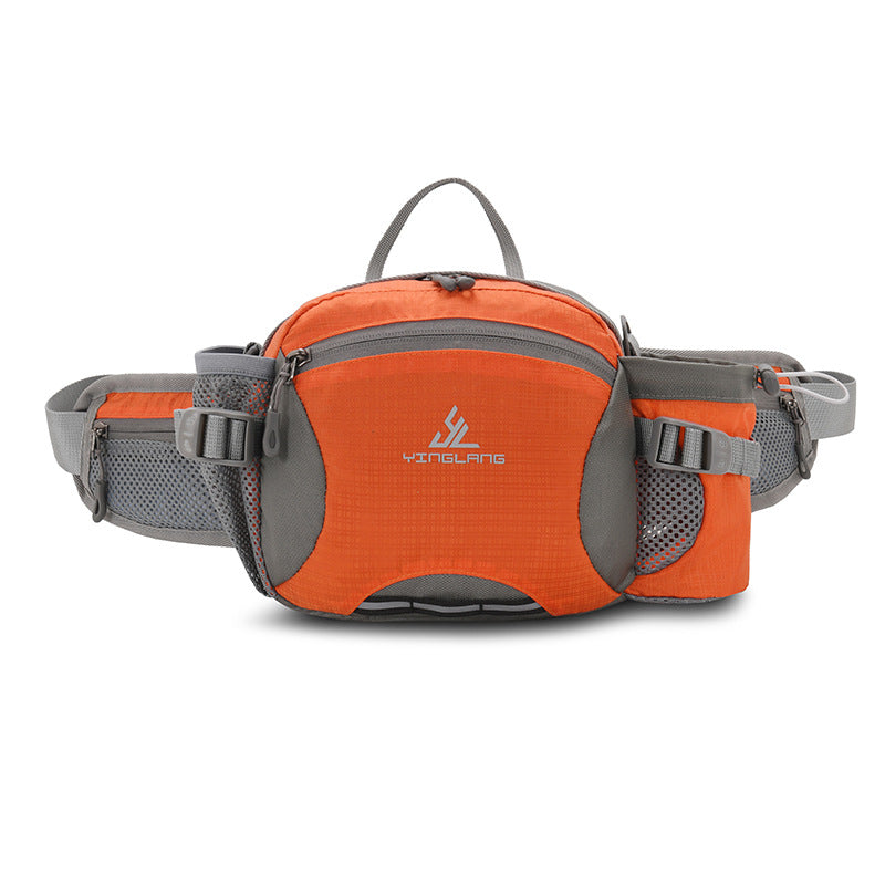 Outdoor Waist Bag with Bottle Holder Cycling Fanny Pack Multifuction Hiking