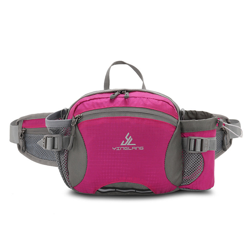 Outdoor Waist Bag with Bottle Holder Cycling Fanny Pack Multifuction Hiking