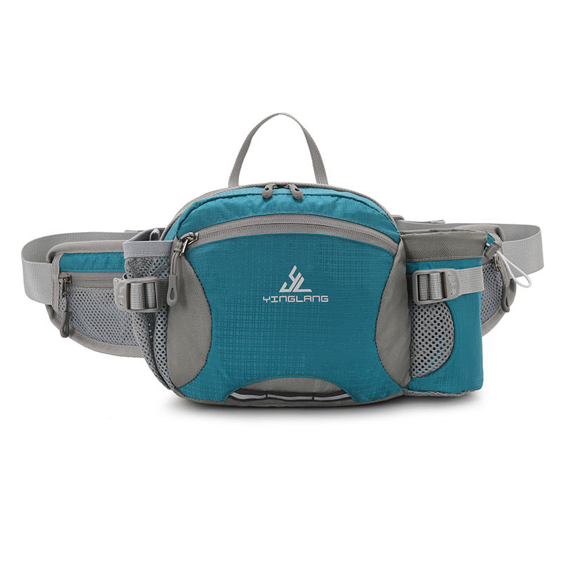 Outdoor Waist Bag with Bottle Holder Cycling Fanny Pack Multifuction Hiking