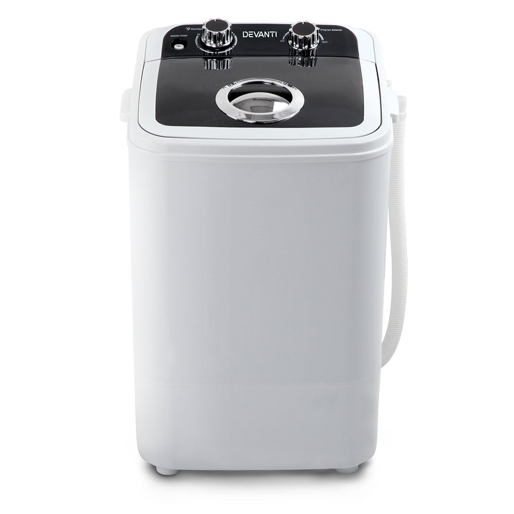 NNEDSZ Devanti Portable Washing Machine 4.6KG Black
