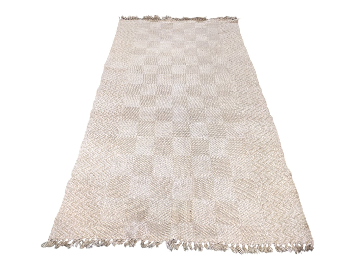 Flatweave Natural Jute Rug - 216 x 116 cm