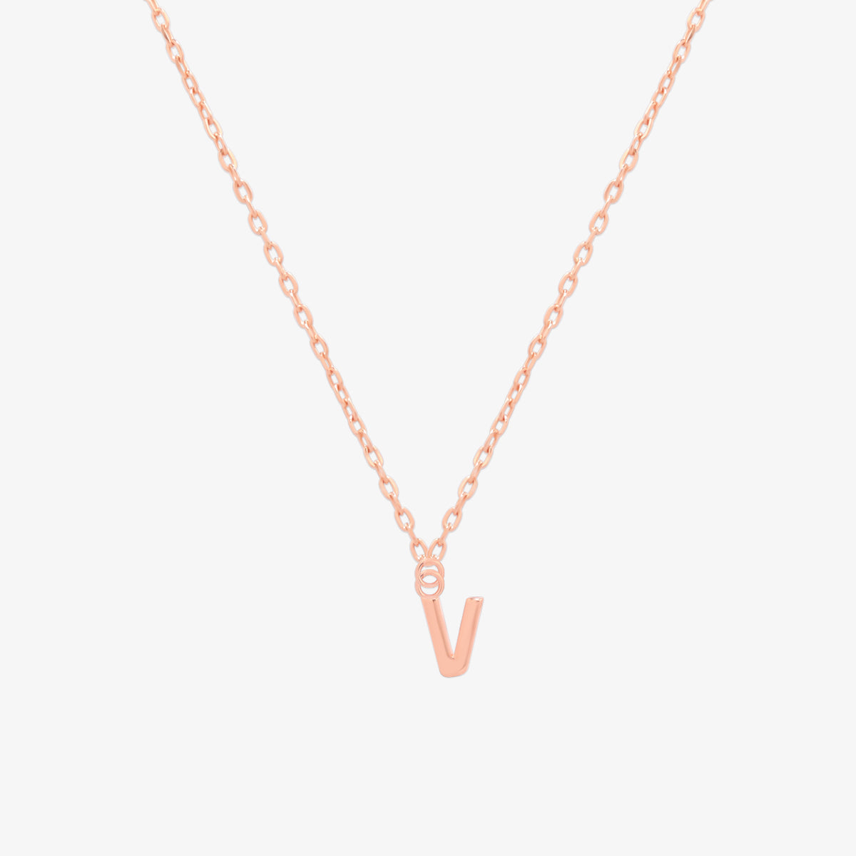 Classic Initial Pendant Necklace (50cm)