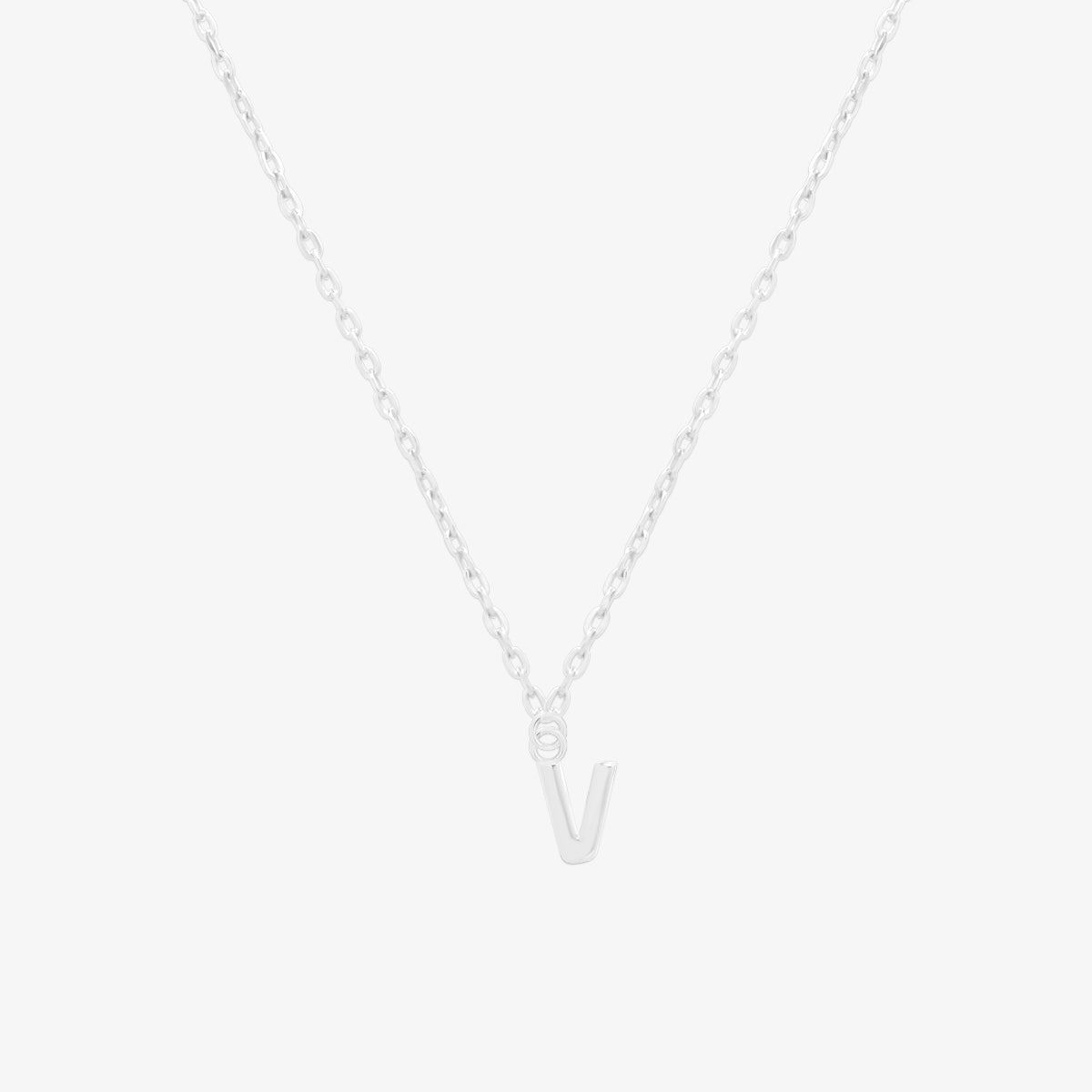 Classic Initial Pendant Necklace (50cm)