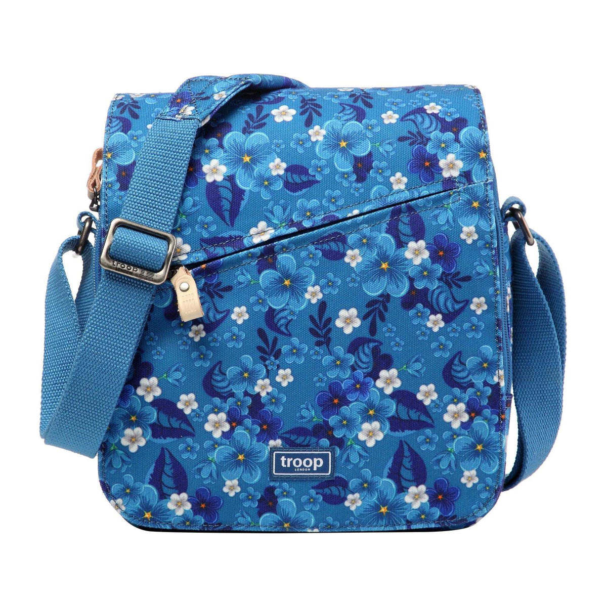 Canvas Flap Crossbody Bag with Shoulder Pad | TRP0238