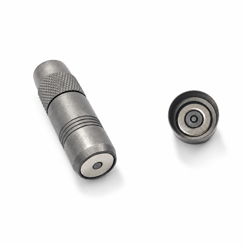 Titanium Mini Flashlight – TA2 Titanium EDC Light with Magnetic Tail Cap