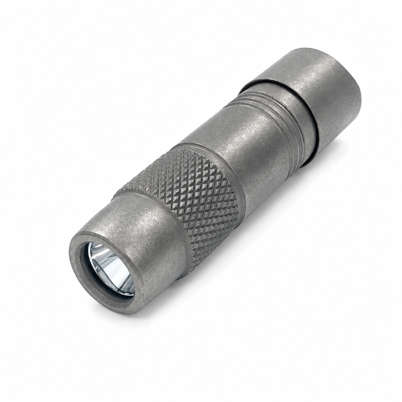 Titanium Mini Flashlight – TA2 Titanium EDC Light with Magnetic Tail Cap