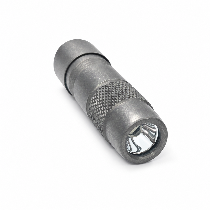 Titanium Mini Flashlight – TA2 Titanium EDC Light with Magnetic Tail Cap