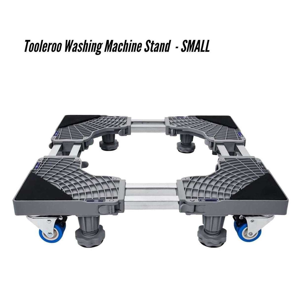 Tooleroo Washing Machine Stand - Wheeled Adjustable Fridge and Appliance Base