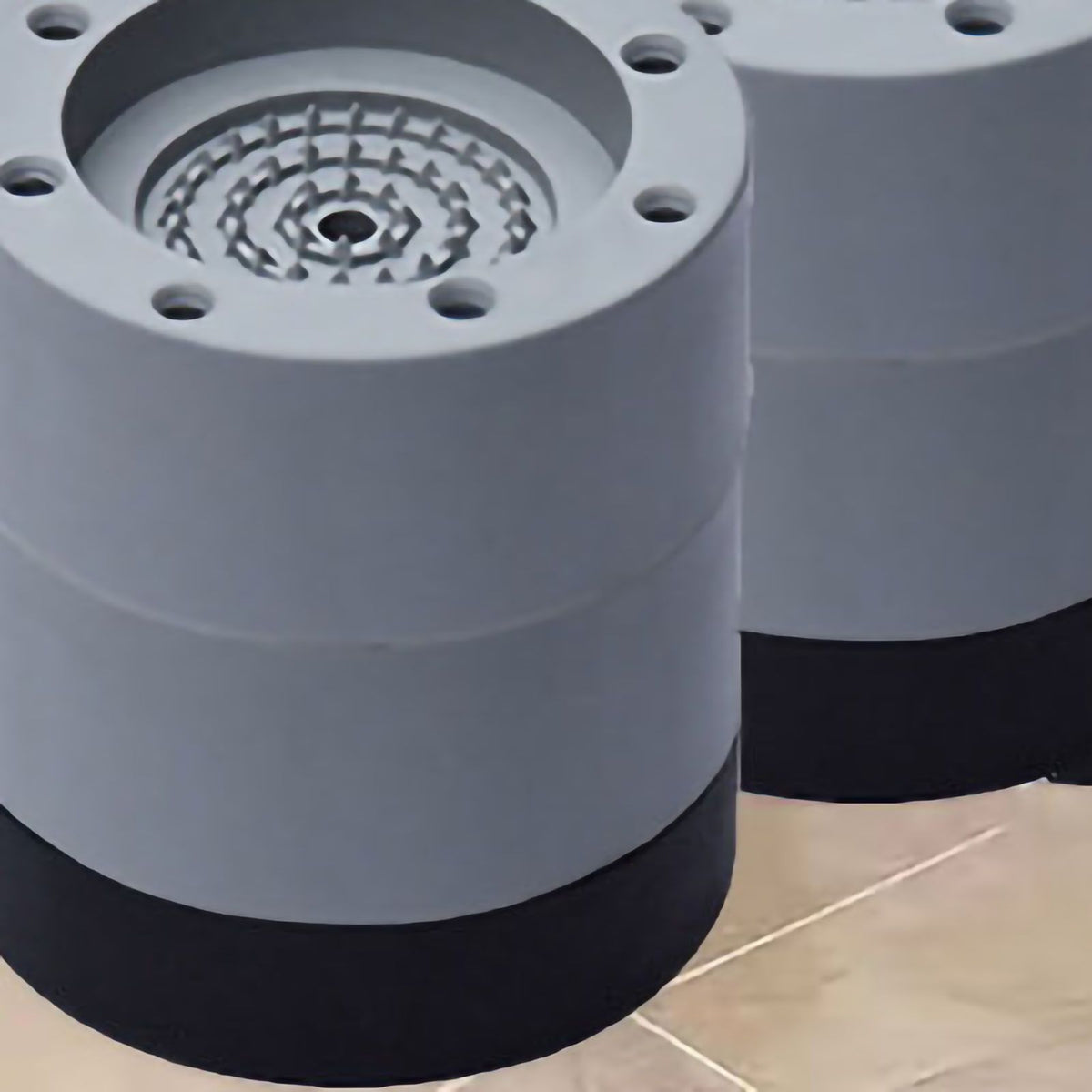 Wash Machine Feet Mat Shock Absorption Resin Fiber PVC Washing Machine Riser for Home Increase 6cm/2.4in