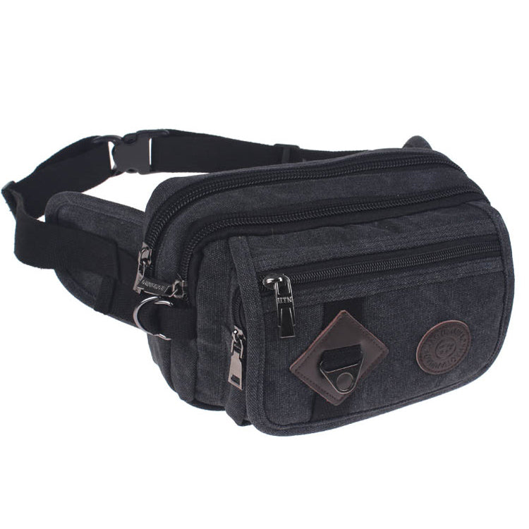 Multi-Pocket Tactical Lumbar Pack: Maximum Storage & Lower Back Comfort
