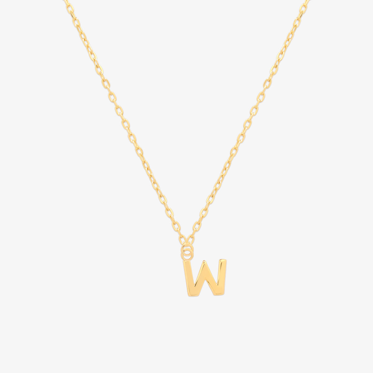 Classic Initial Pendant Necklace (50cm)