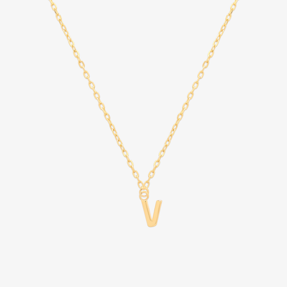 Classic Initial Pendant Necklace (50cm)