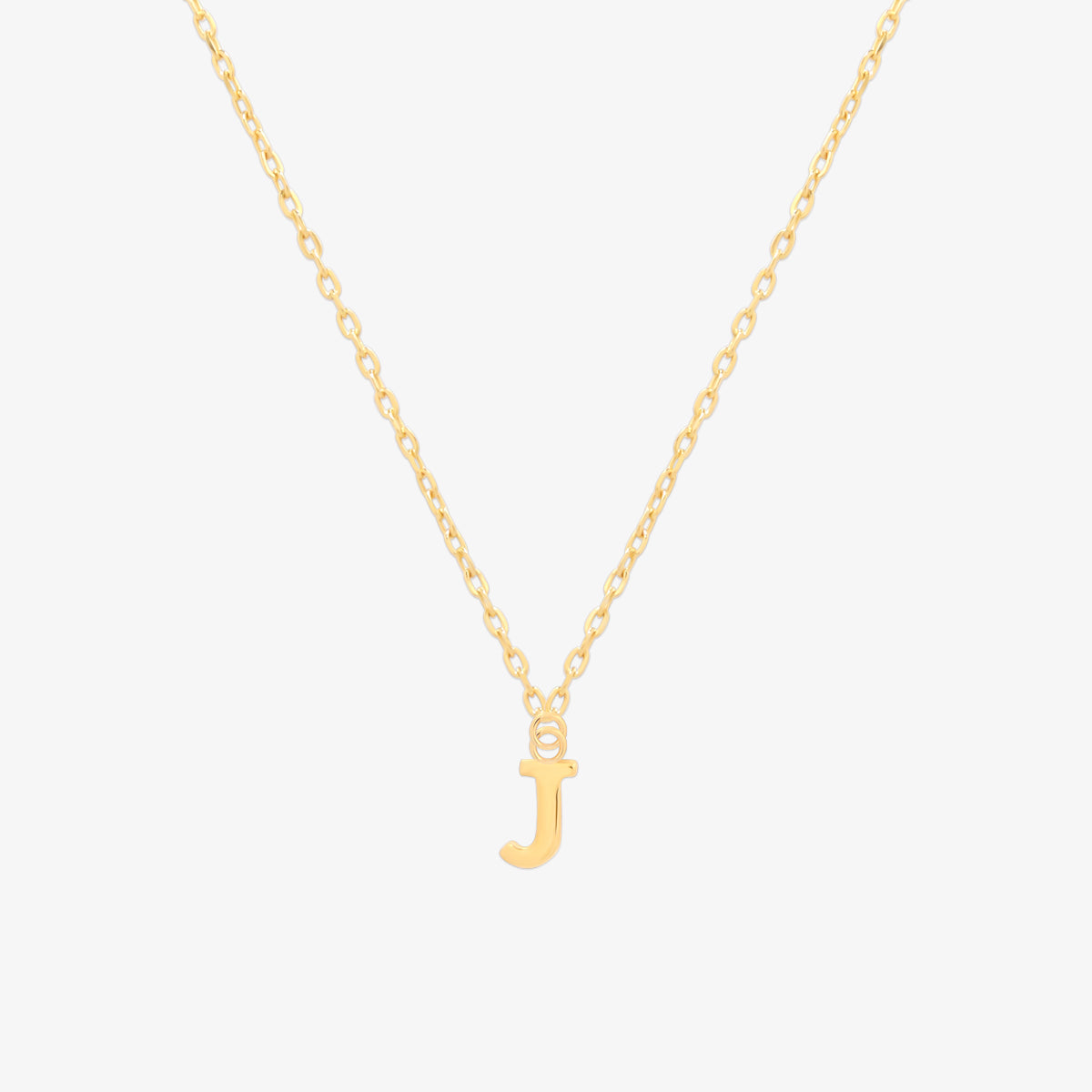 Classic Initial Pendant Necklace (50cm)