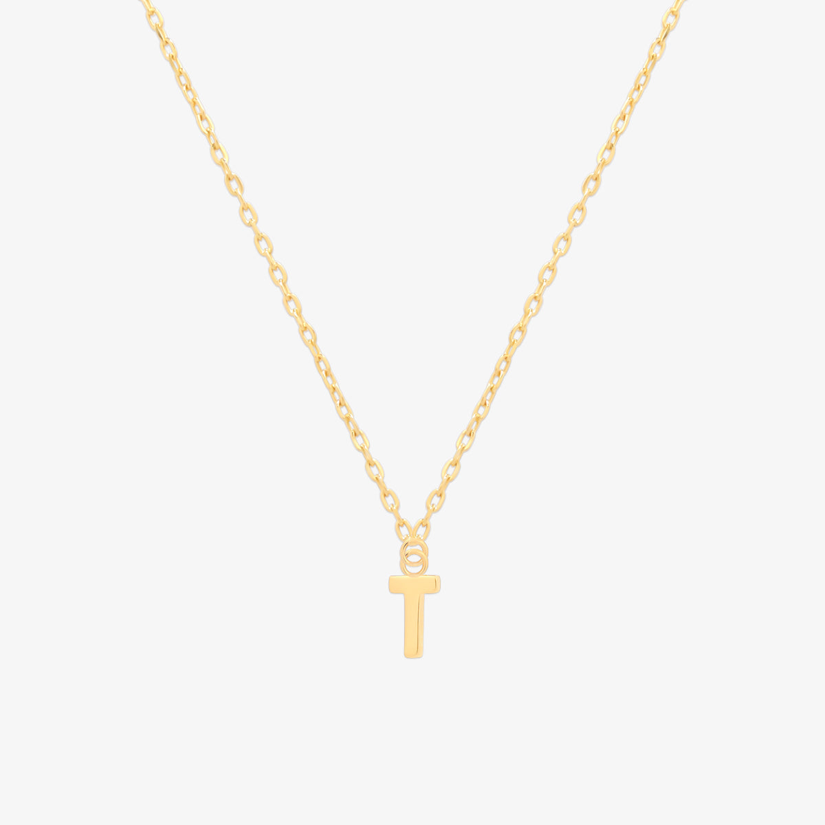 Classic Initial Pendant Necklace (50cm)