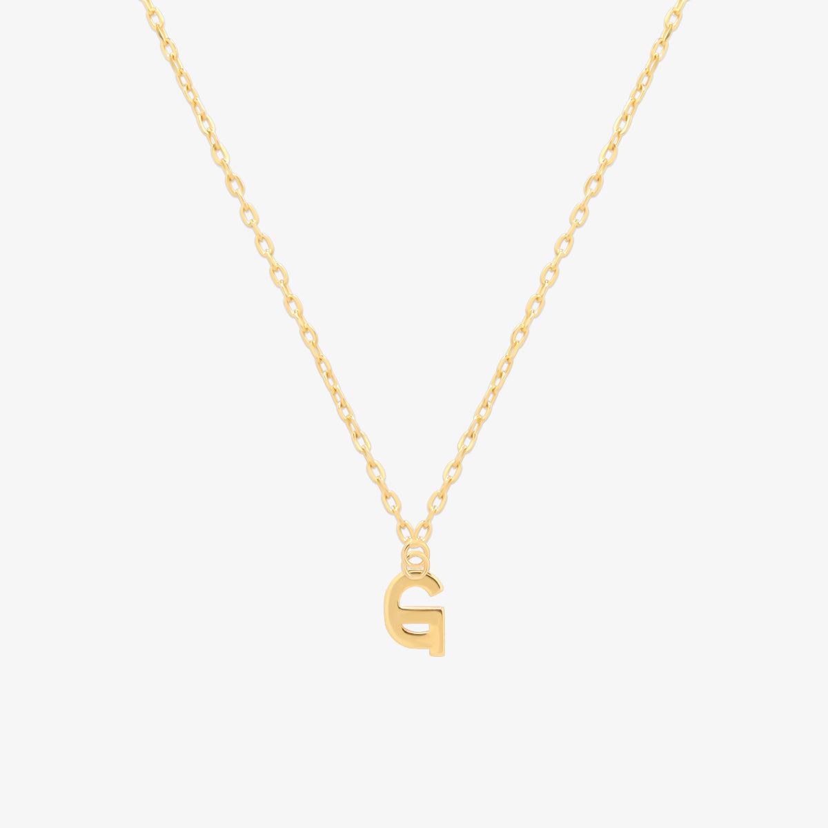 Classic Initial Pendant Necklace (50cm)