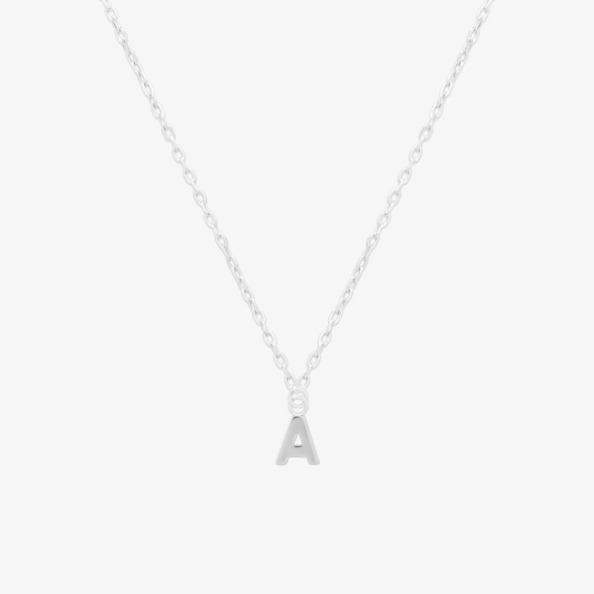 Classic Initial Pendant Necklace (50cm)