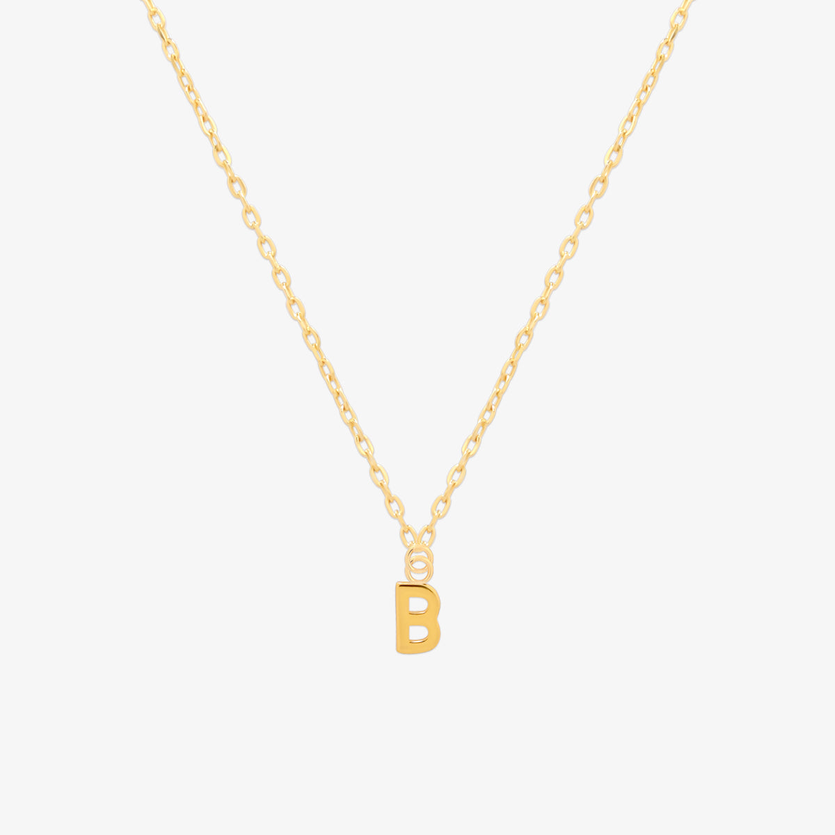 Classic Initial Pendant Necklace (50cm)