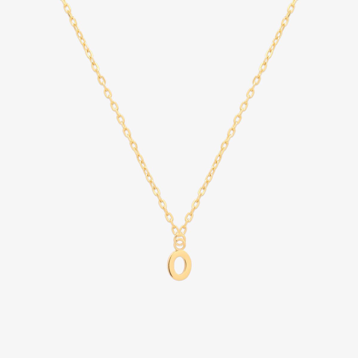 Classic Initial Pendant Necklace (50cm)