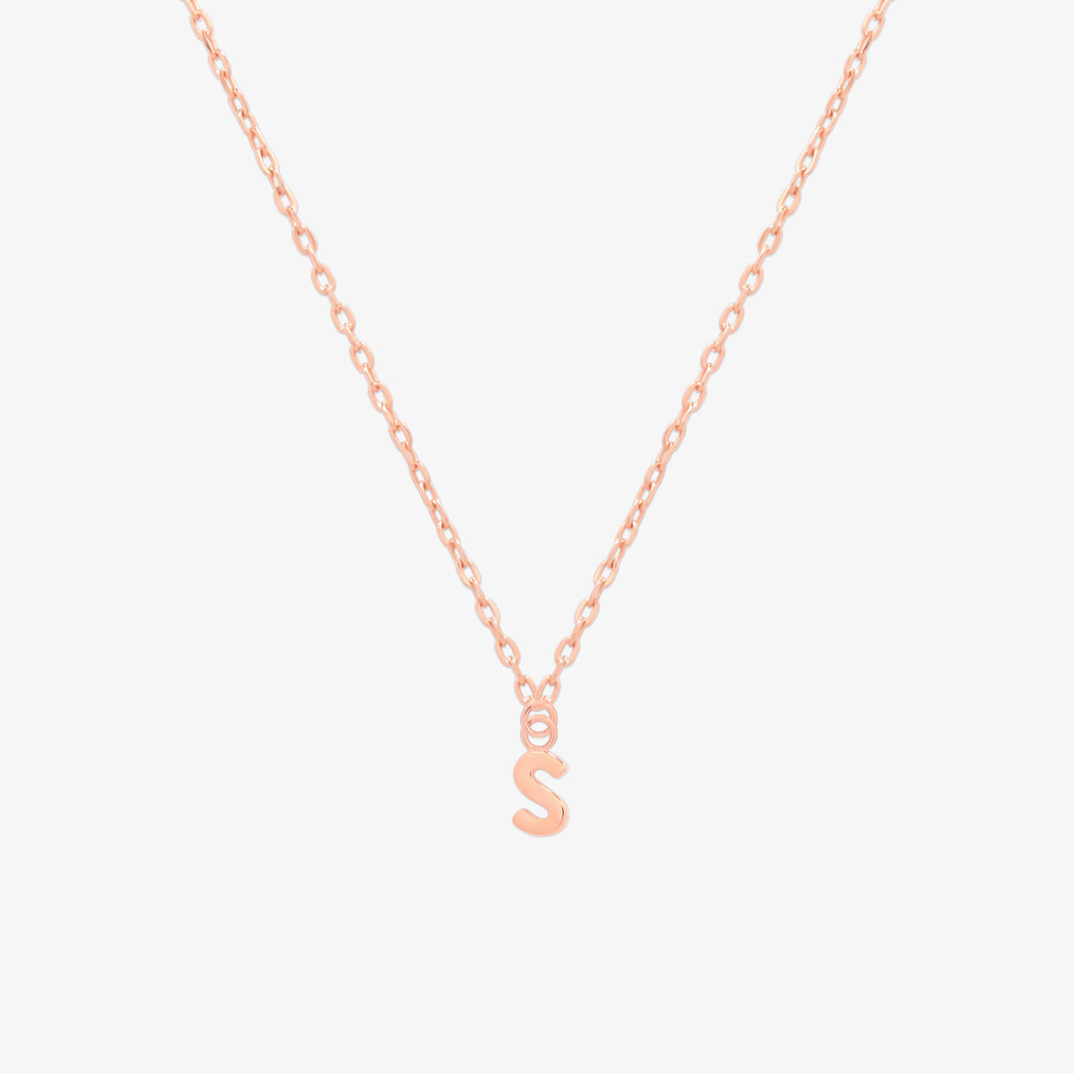 Classic Initial Pendant Necklace (50cm)