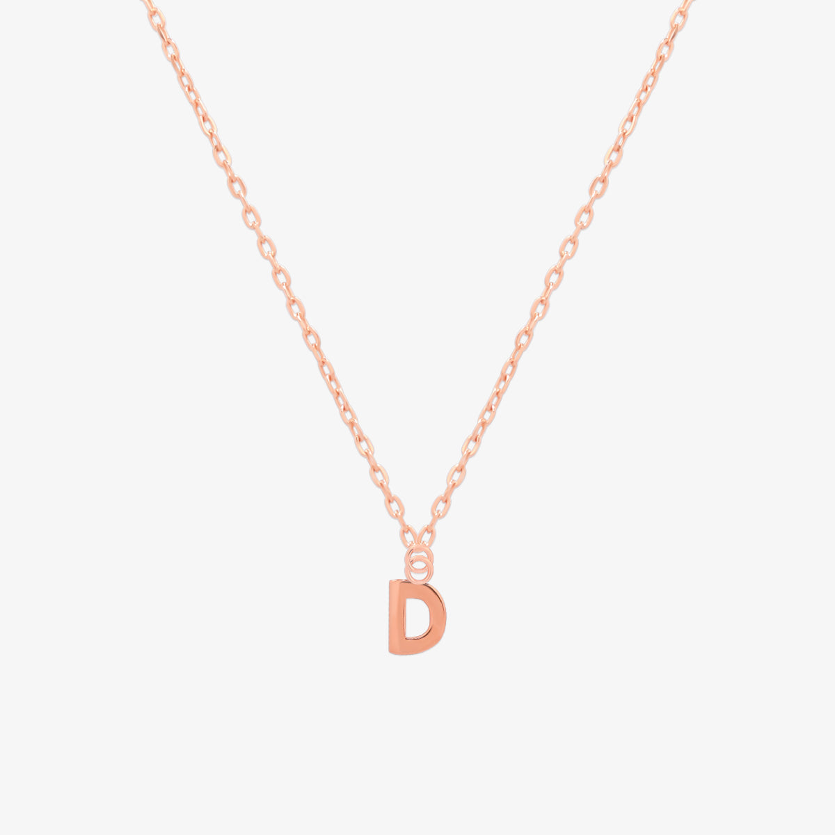 Classic Initial Pendant Necklace (50cm)