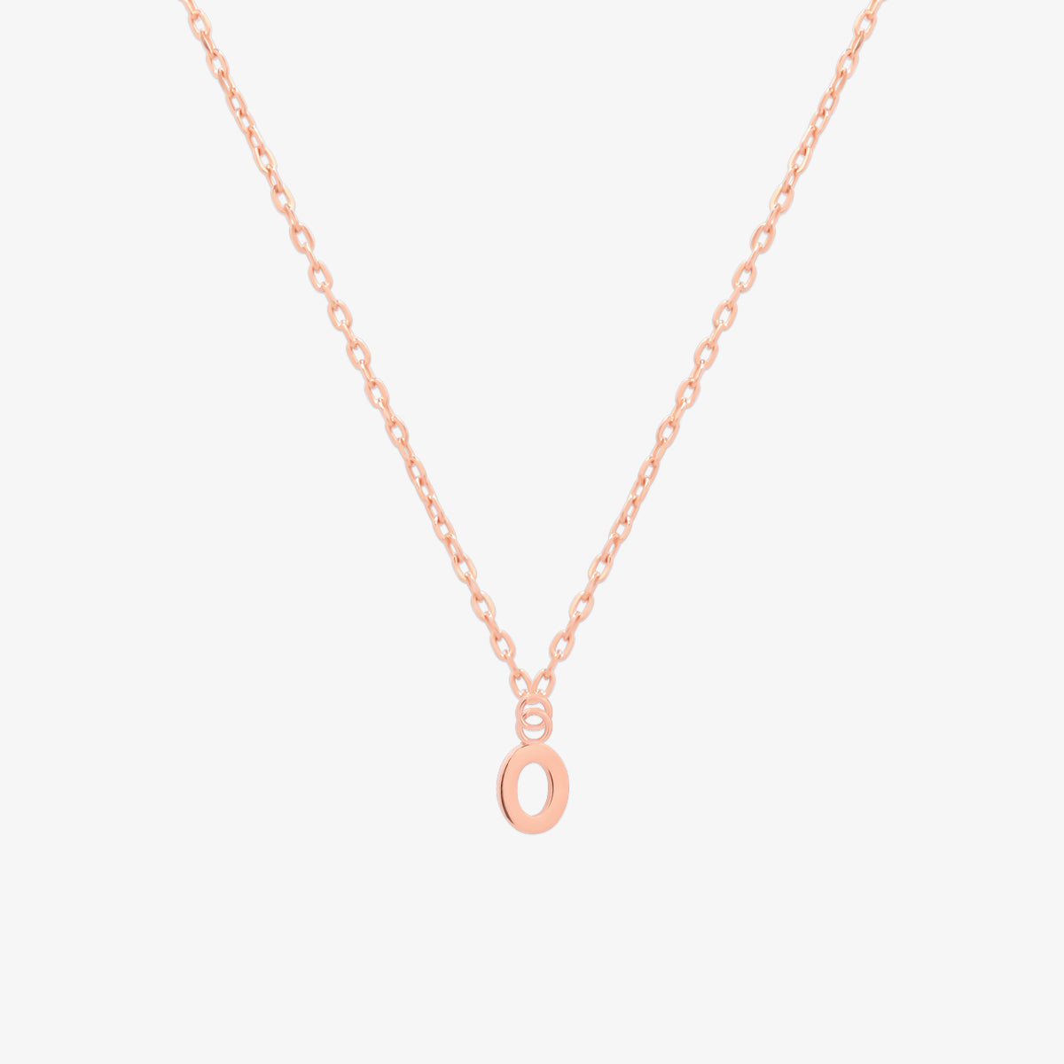 Classic Initial Pendant Necklace (50cm)
