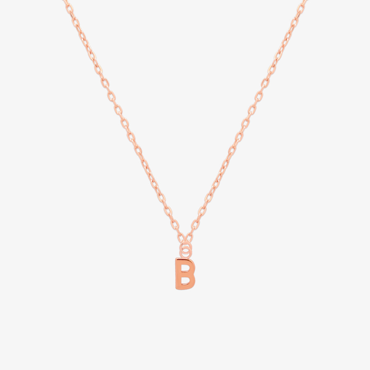 Classic Initial Pendant Necklace (50cm)