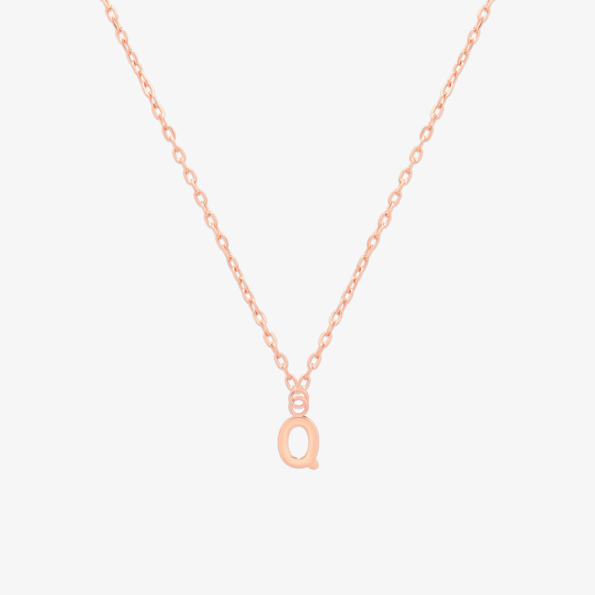 Classic Initial Pendant Necklace (50cm)
