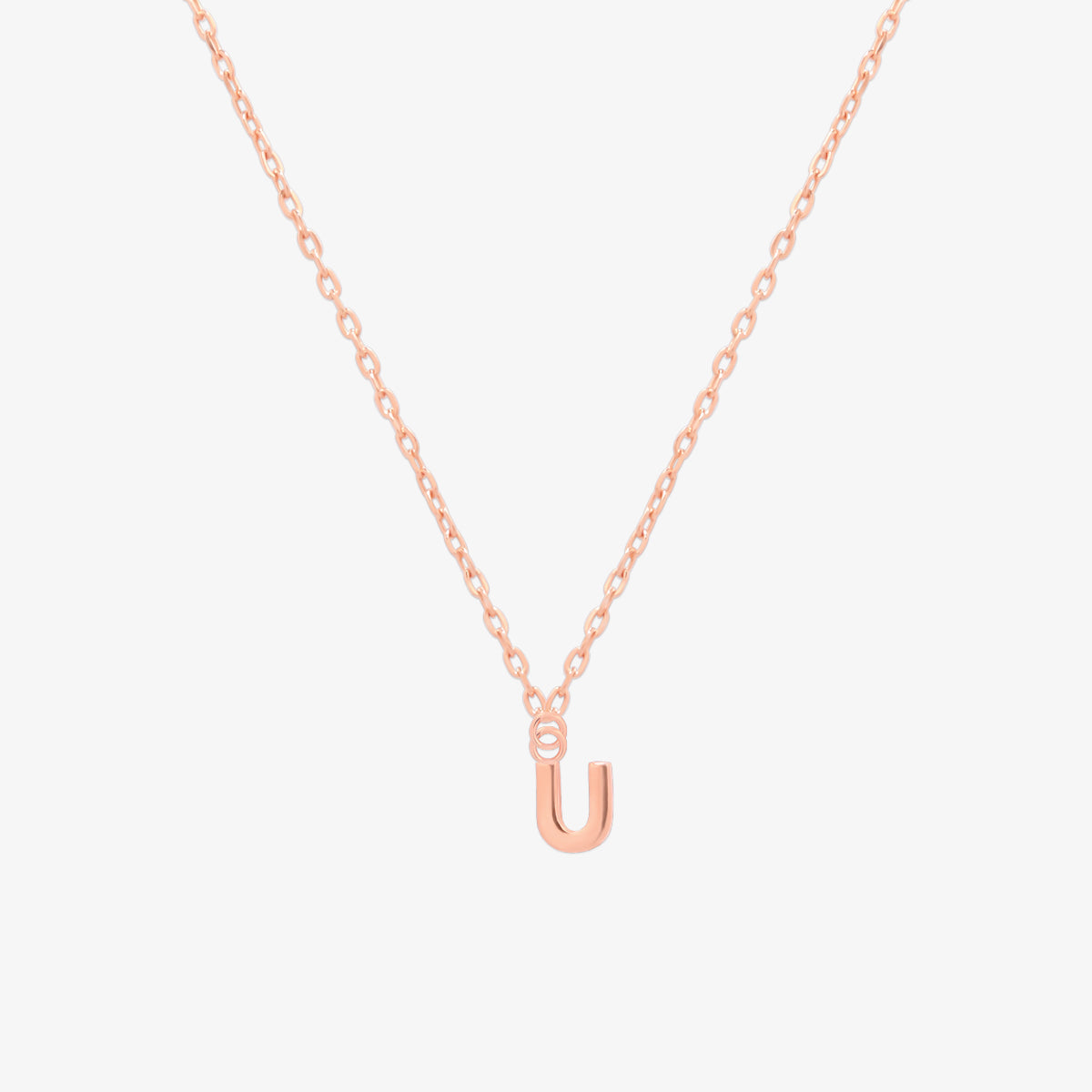 Classic Initial Pendant Necklace (50cm)