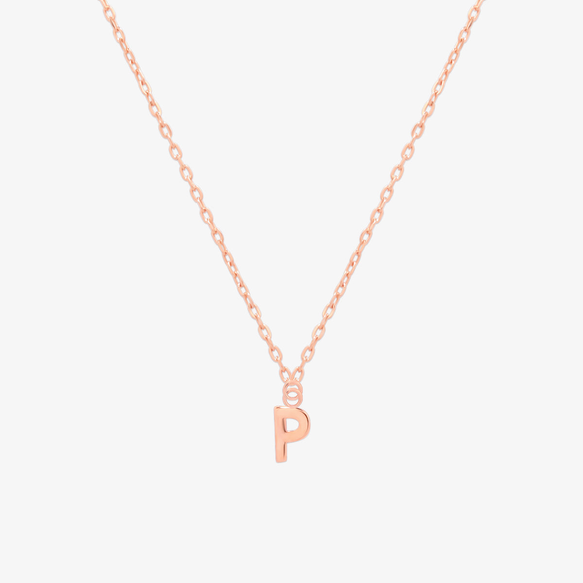 Classic Initial Pendant Necklace (50cm)