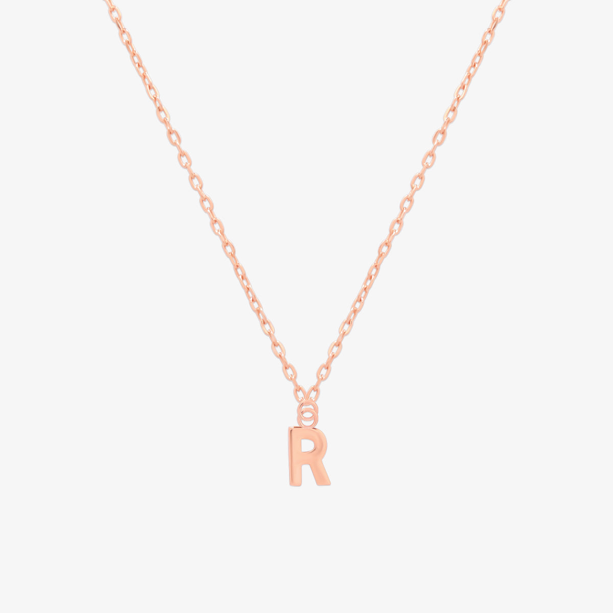 Classic Initial Pendant Necklace (50cm)