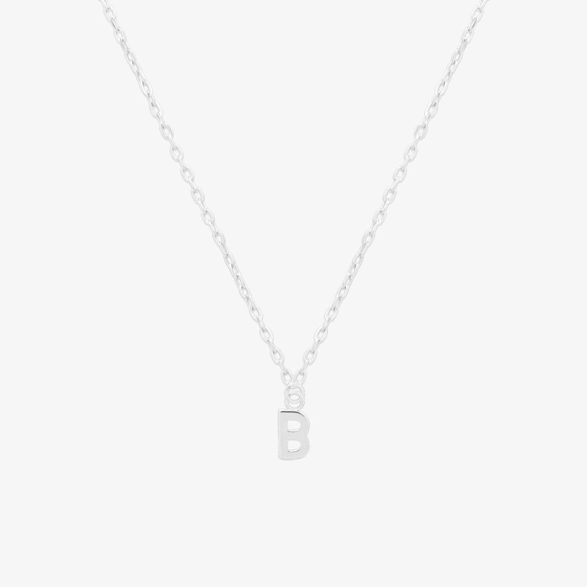 Classic Initial Pendant Necklace (50cm)