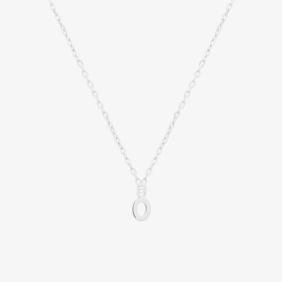 Classic Initial Pendant Necklace (50cm)
